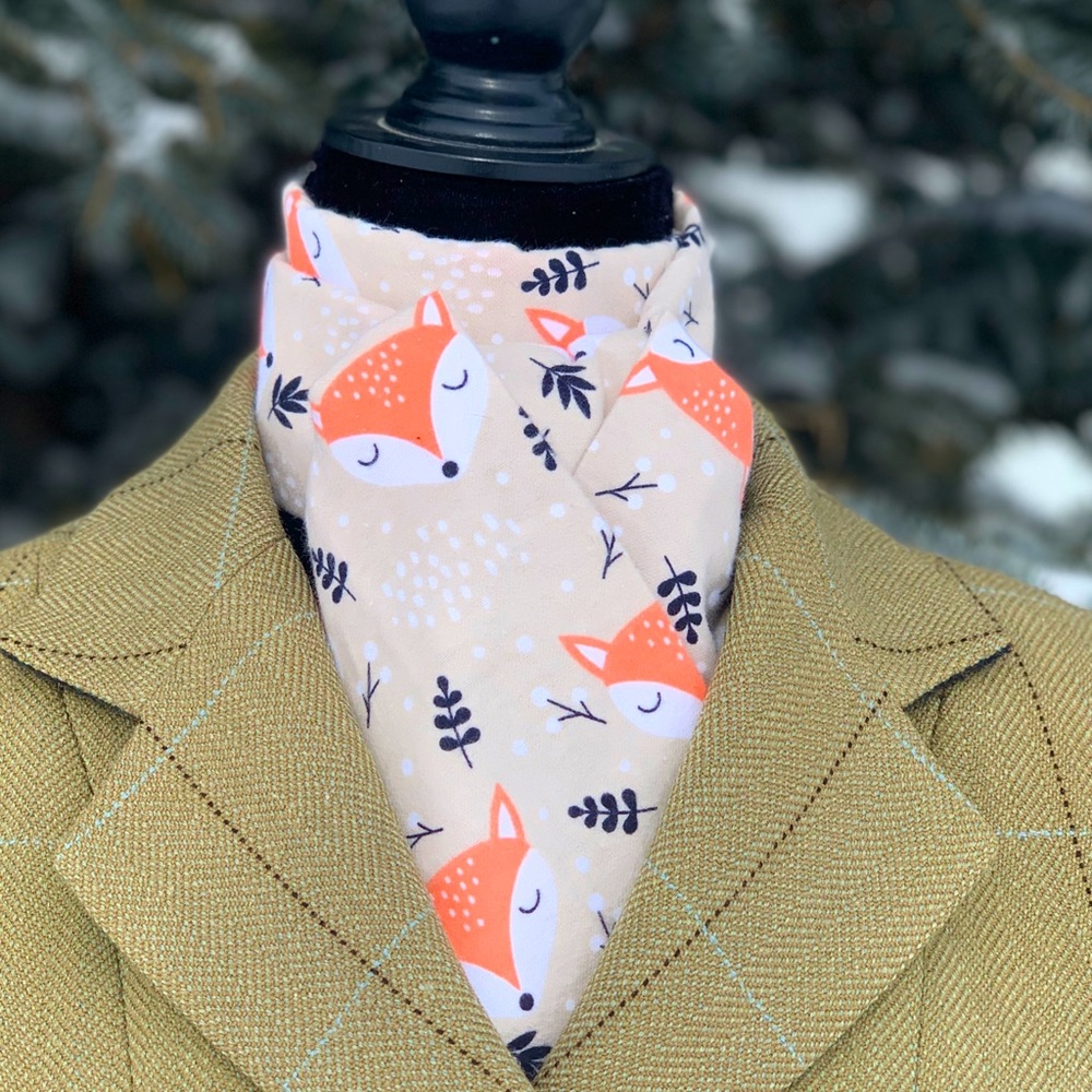 Winter Equestrian Stock Tie